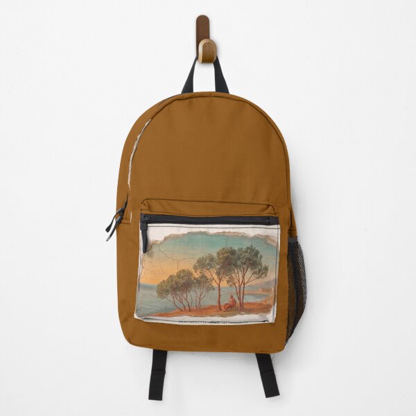 Item preview, Roman Pine Tree Fresco - Ancient Mediterranean Landscape Art designed and sold by codex antique.