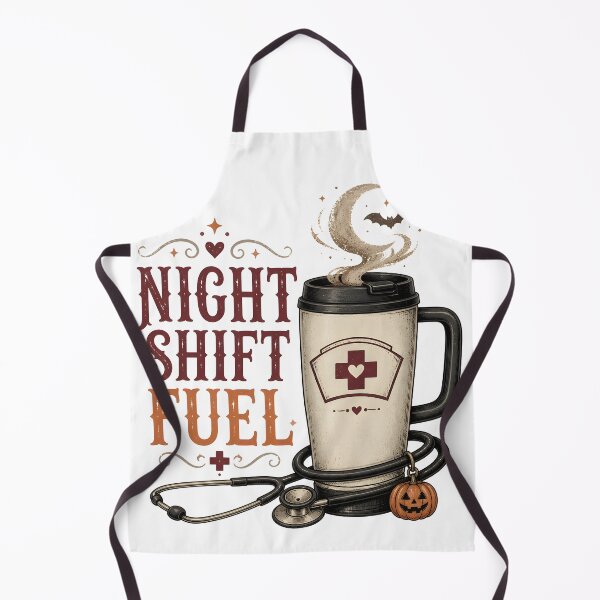 Item preview, Night Shift Fuel Spooky Coffee Cup Nurse designed and sold by LiviuGligoros.