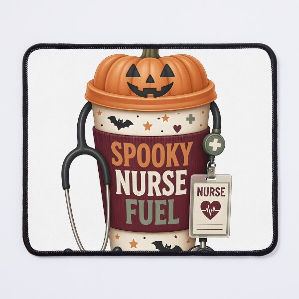 Item preview, Spooky Nurse Fuel Autumn Coffee Cup Medical designed and sold by LiviuGligoros.