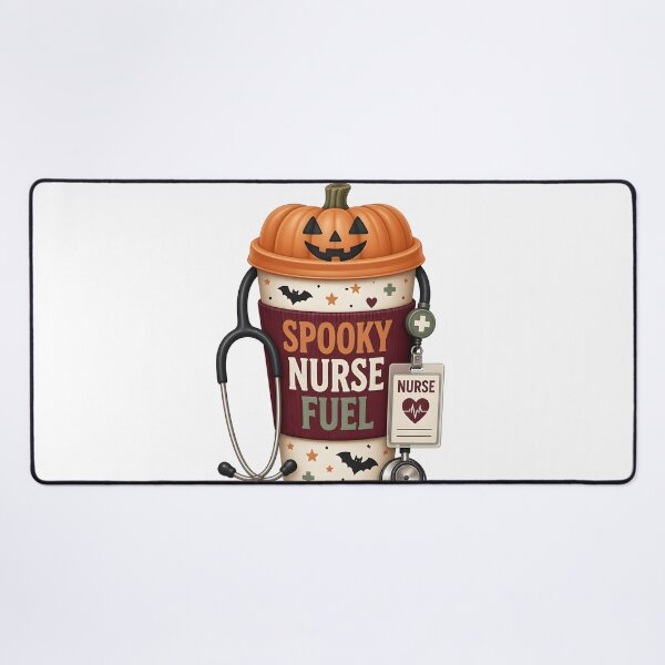 Item preview, Spooky Nurse Fuel Autumn Coffee Cup Medical designed and sold by LiviuGligoros.