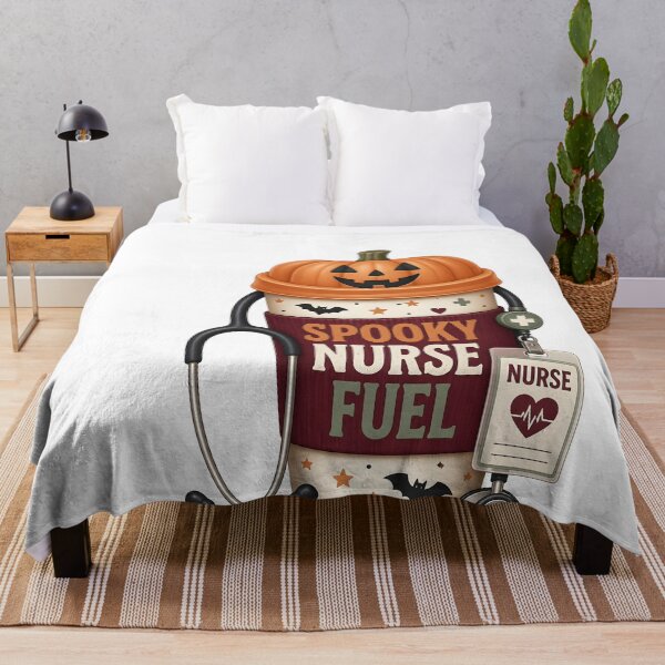 Item preview, Spooky Nurse Fuel Autumn Coffee Cup Medical designed and sold by LiviuGligoros.