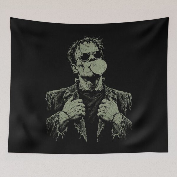 Item preview, Frankenstein Blowing Bubble Gum Cool Classic Monster Sunglasses designed and sold by Ortigzitoun.
