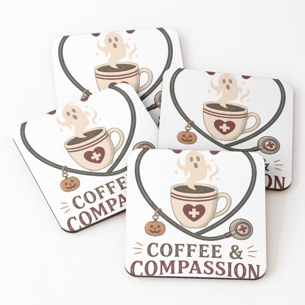 Item preview, Coffee And Compassion Stethoscope Nurse designed and sold by LiviuGligoros.