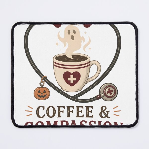 Item preview, Coffee And Compassion Stethoscope Nurse designed and sold by LiviuGligoros.