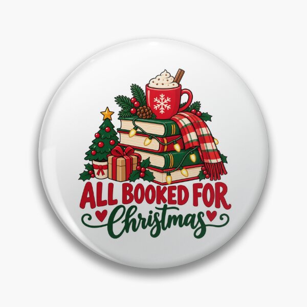 Item preview, All Booked For Christmas Shirt For Book Lover  designed and sold by teesterra.