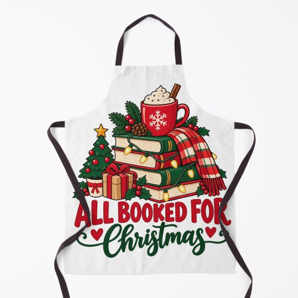 Item preview, All Booked For Christmas Shirt For Book Lover designed and sold by teesterra.