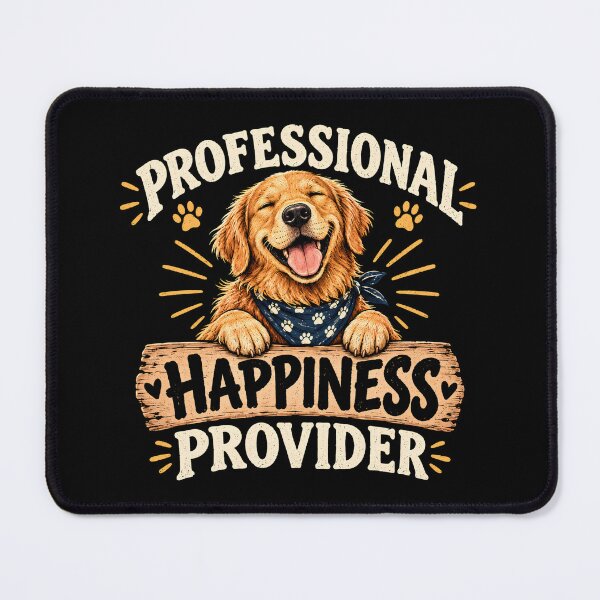 Item preview, Professional Happiness Provider Golden Retriever designed and sold by monika-arthing.