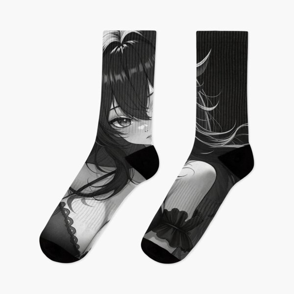 Item preview, Horned Kasa Noir | Black and White Beauty Portrait designed and sold by KasaHunterHarem.