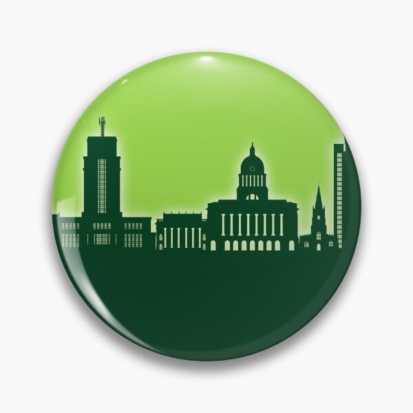 Item preview, Nottingham England Skyline designed and sold by ArtPrints.