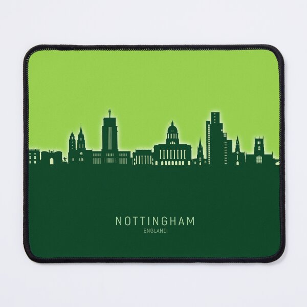 Item preview, Nottingham England Skyline designed and sold by ArtPrints.