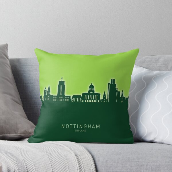 Item preview, Nottingham England Skyline designed and sold by ArtPrints.