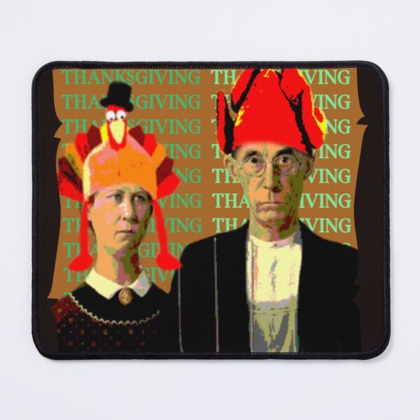 Item preview, American Gothic does Thanksgiving designed and sold by dpenn.