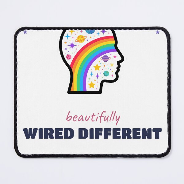 Item preview, Beautifully Wired Different Neurodiversity Shirt designed and sold by TheVillageClassroom.