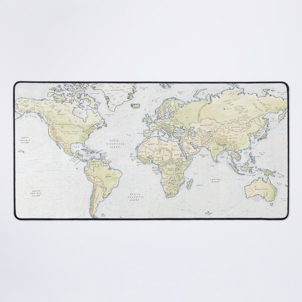 Item preview, Watercolor world map with countries designed and sold by Dan Jones Illustration.