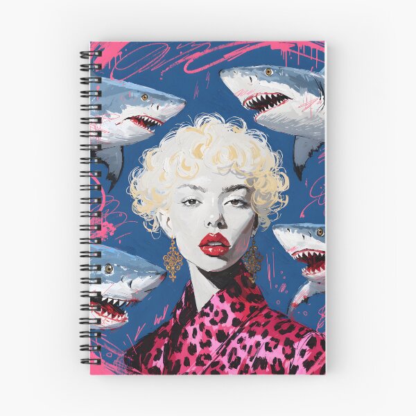 Item preview, Girl and sharks designed and sold by Creative Line Prints.