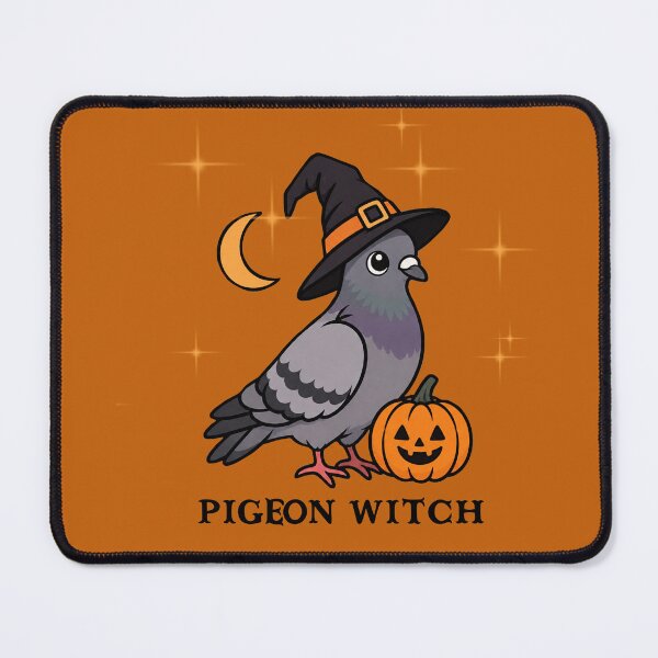 Item preview, Pigeon Halloween – Funny Cute Witch Pigeon designed and sold by WikaKowalczyk.