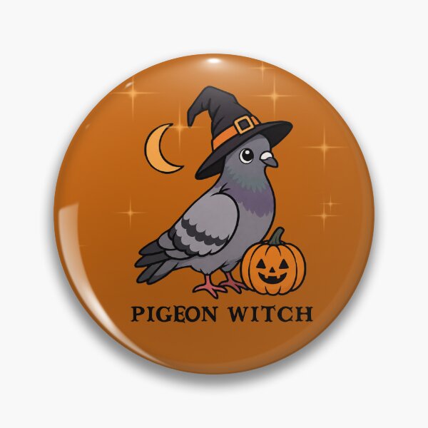 Item preview,  Pigeon Halloween – Funny Cute Witch Pigeon designed and sold by WikaKowalczyk.