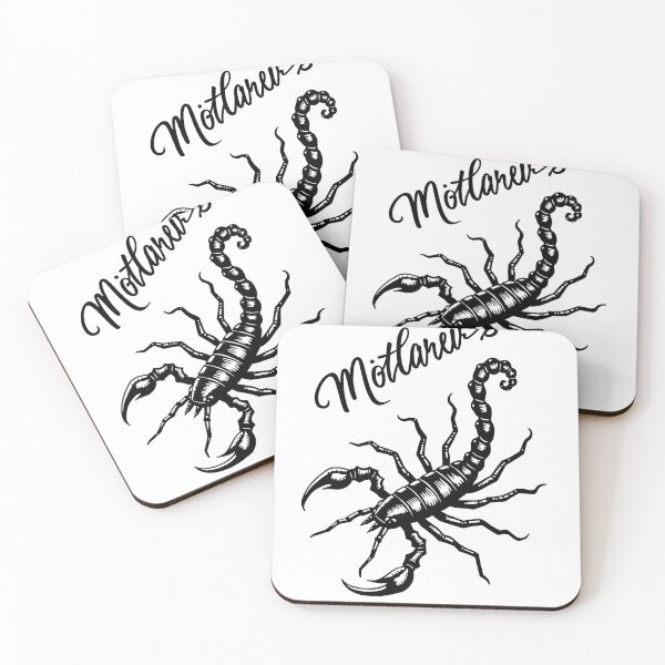 Item preview, October's Midnight Scorpion Swagger - Bold Black Ink Design designed and sold by Qubivibe.
