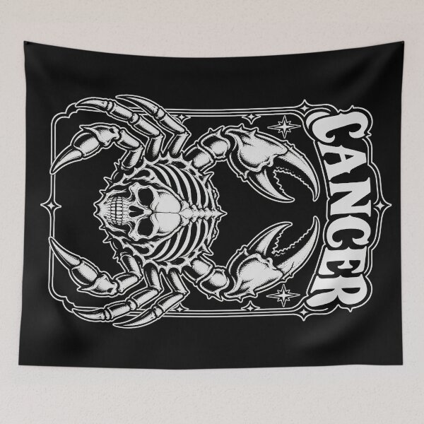 Item preview, Cancer Skull Crab Tarot Design designed and sold by SteadyRolling.