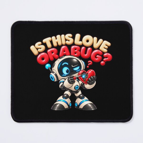 Item preview, Is This Love or a Bug? – Funny Robot Tech Love Humor designed and sold by HO•Designs.