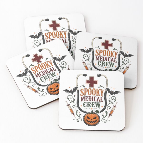 Item preview, Spooky Medical Crew Halloween Hospital Nurse Team designed and sold by BernoNickel.