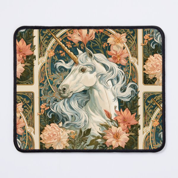 Item preview, Art nouveau unicorn designed and sold by MendaciousMina.
