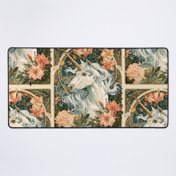 Item preview, Art nouveau unicorn designed and sold by MendaciousMina.