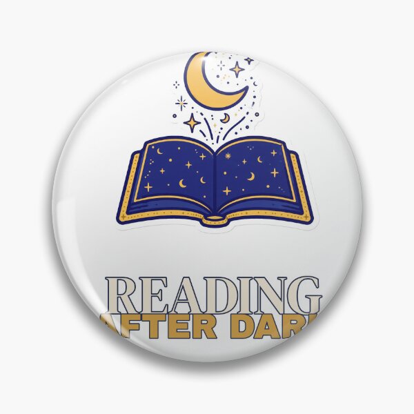 Item preview, Reading After Dark Cozy Book Lover Sticker designed and sold by Undersung37.