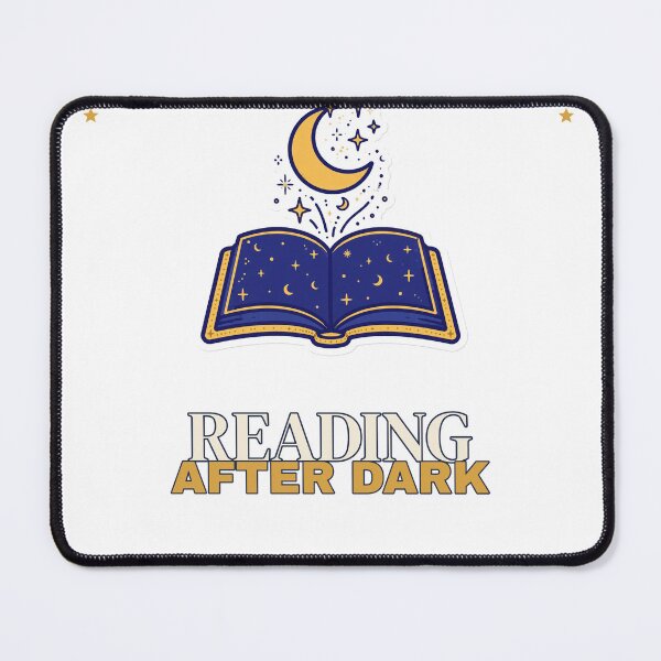 Item preview, Reading After Dark Cozy Book Lover Sticker designed and sold by Undersung37.
