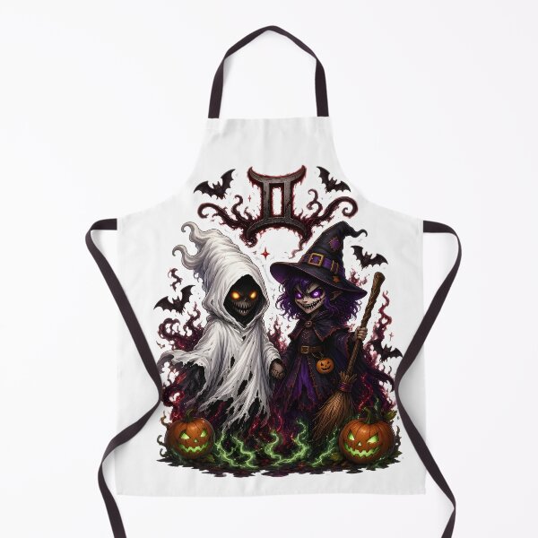 Item preview, Gemini Dark Duo Ghost Witch designed and sold by Zodiac Celestial Art.