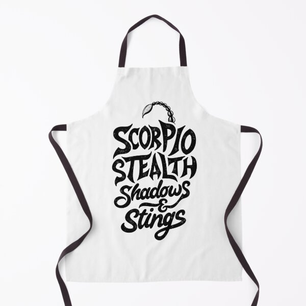 Item preview, Scorpio Stealth: Shadows & Stings - Bold Black Ink Scorpion Design designed and sold by Qubivibe.