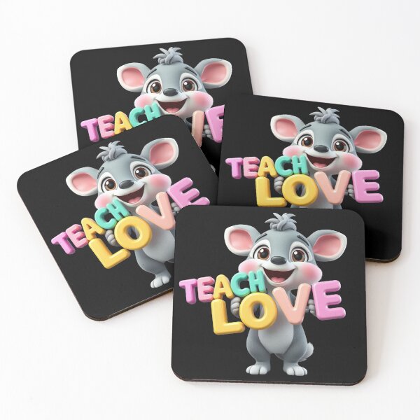 Item preview, Teach Love - cartoon mouse designed and sold by Stefrait-7.