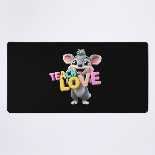 Item preview, Teach Love - cartoon mouse designed and sold by Stefrait-7.