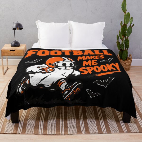Item preview, Football Makes Me Spooky | Cute Ghost Football Halloween Design designed and sold by Brexmore3.