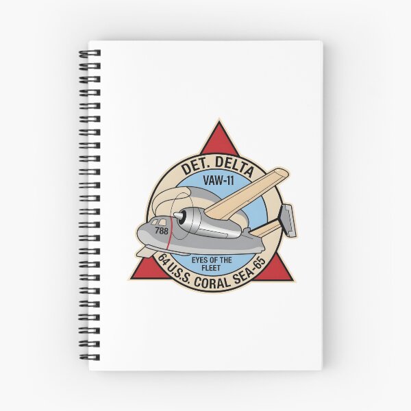 Item preview, US Navy VAW-11 Detachment Delta USS Coral Sea E-1 Tracer Patch Emblem    designed and sold by CharlieDesings.