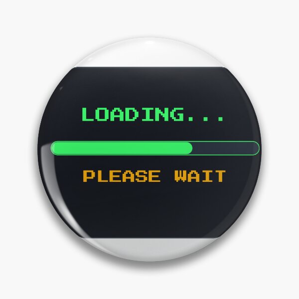 Item preview, Loading Please Wait Retro Computer Shirt designed and sold by Undersung37.