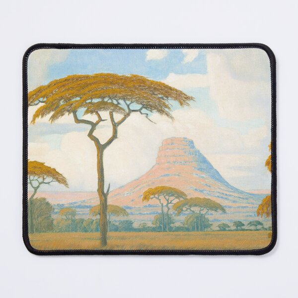 Item preview, African Acacias with Kranskop Beyond, Limpopo Province, African Serengeti landscape painting by Jacob Pierneef designed and sold by Jéanpaul Ferro.