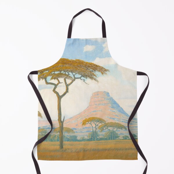 Item preview, African Acacias with Kranskop Beyond, Limpopo Province, African Serengeti landscape painting by Jacob Pierneef designed and sold by Jéanpaul  Ferro.