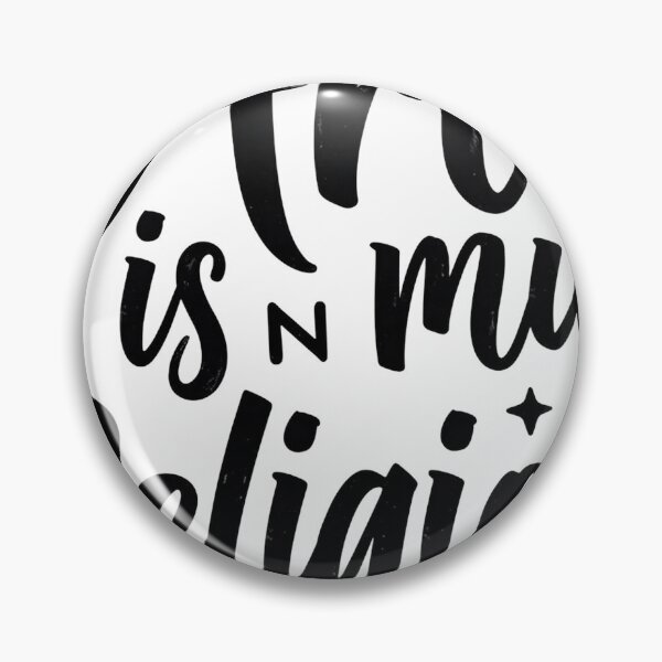 Item preview, Art Is My Religion - Minimalist Tattoo Flash Typography designed and sold by Qubivibe.