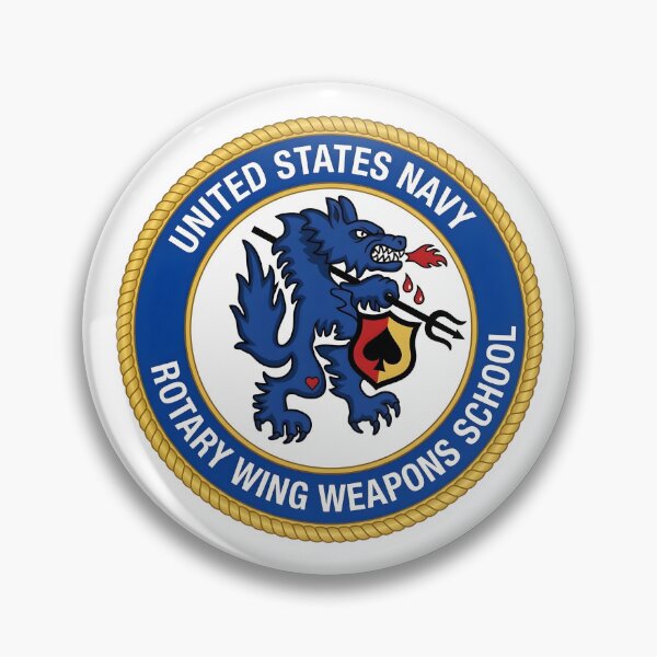 Item preview, US Navy Rotary Wing Weapons School SEAWOLVES Emblem    designed and sold by CharlieDesings.
