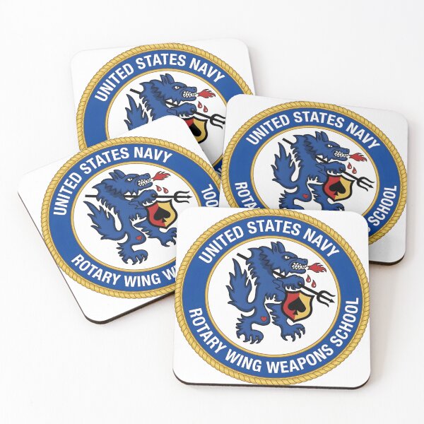 Item preview, US Navy Rotary Wing Weapons School SEAWOLVES Emblem    designed and sold by CharlieDesings.