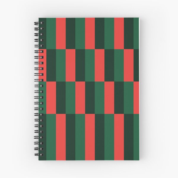 Item preview, Minimal Geometric Rectangles Lines 17 |Christmas Stripe Grid Coral Green designed and sold by MarleneCanto.