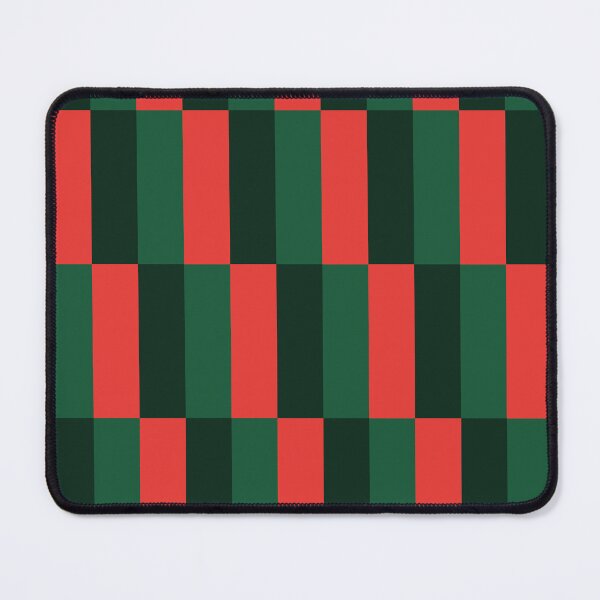Item preview, Minimal Geometric Rectangles Lines 17 |Christmas Stripe Grid Coral Green designed and sold by MarleneCanto.