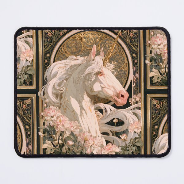 Item preview, Art nouveau unicorn designed and sold by MendaciousMina.