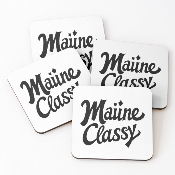 Item preview, Maine Coon Classy - Minimalist Hand Lettering Design designed and sold by Qubivibe.