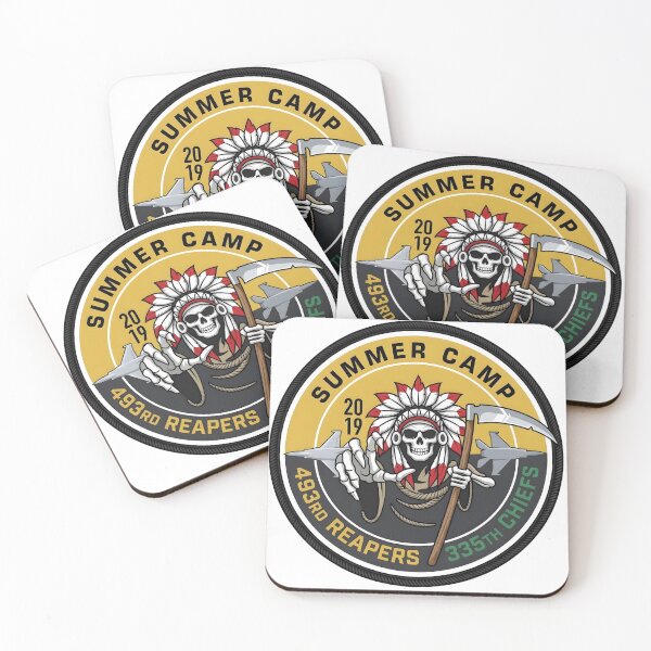 Item preview, USAF Summer Camp 2019 493rd Reapers and 335th Chiefs Deployment Patch Emblem    designed and sold by CharlieDesings.