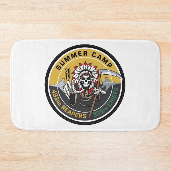 Item preview, USAF Summer Camp 2019 493rd Reapers and 335th Chiefs Deployment Patch Emblem    designed and sold by CharlieDesings.