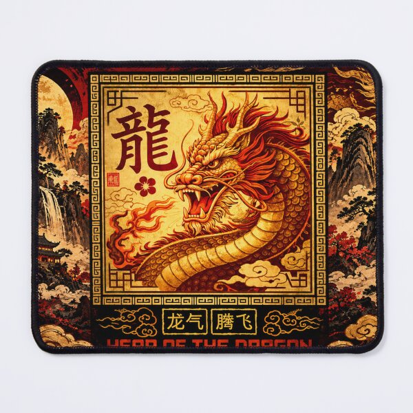 Item preview, Year of the Dragon Chinese Zodiac Lunar New Year Art designed and sold by Fei Long Design Hub.