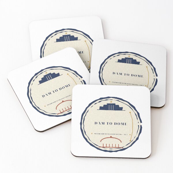 Item preview, Dam to Dome Sacramento 26.2 Route Badge designed and sold by thestevebro.