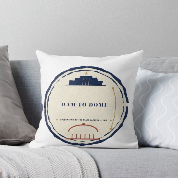 Item preview, Dam to Dome Sacramento 26.2 Route Badge designed and sold by thestevebro.
